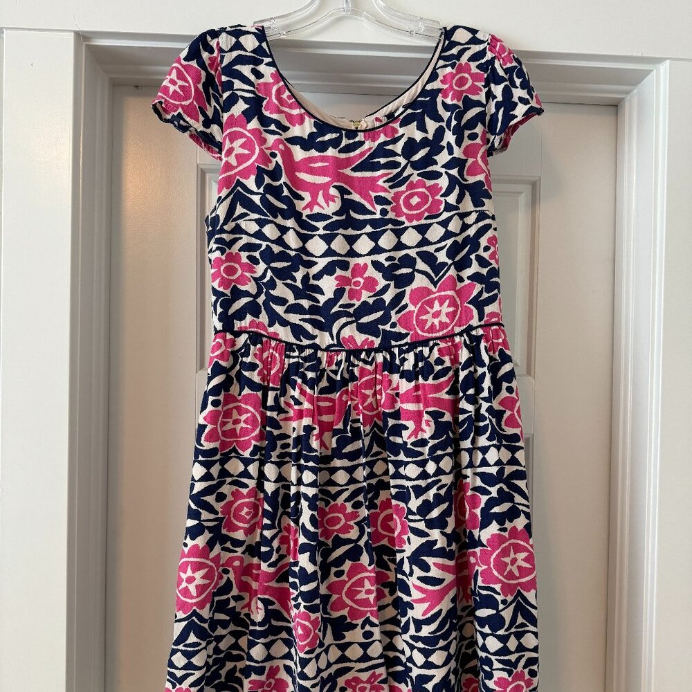 Mauve Blue and Pink Mini Dress